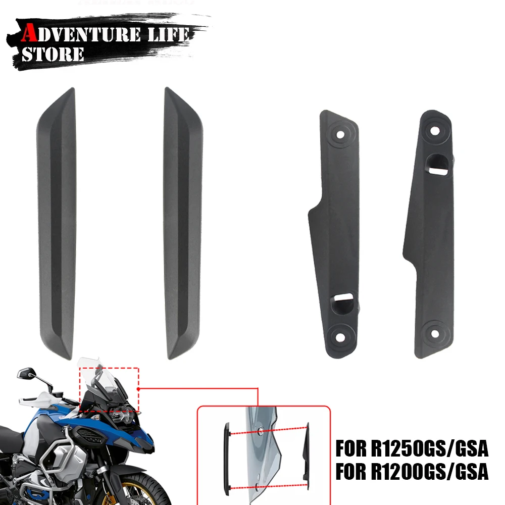 

Motorcycle ABS Windshield WindScreen Trim Strip For BMW R1200GS LC 2013 - 2023 R 1200 GS Adventure GS1250 R1250GS R1250 GS ADV