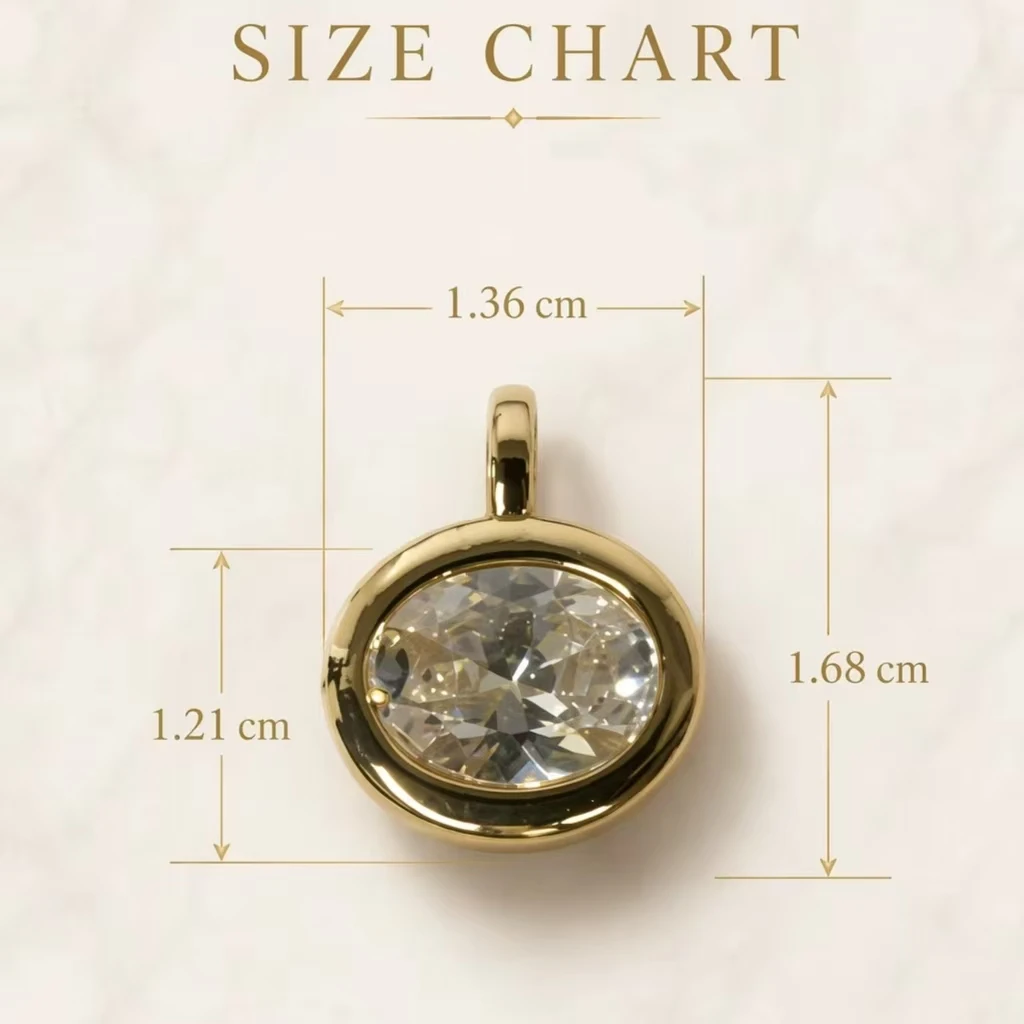 2026 New Trend December Zircon Pendant DIY Colourful Series Brass 18K Gold Plated Festive Gift