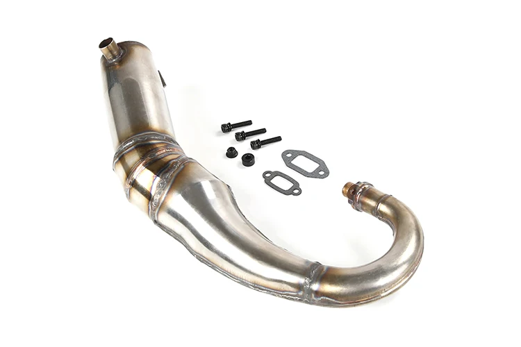 Stainless steel integrated muffler side exhaust pipe for 1/5 HPI ROFUN BAJA 5B