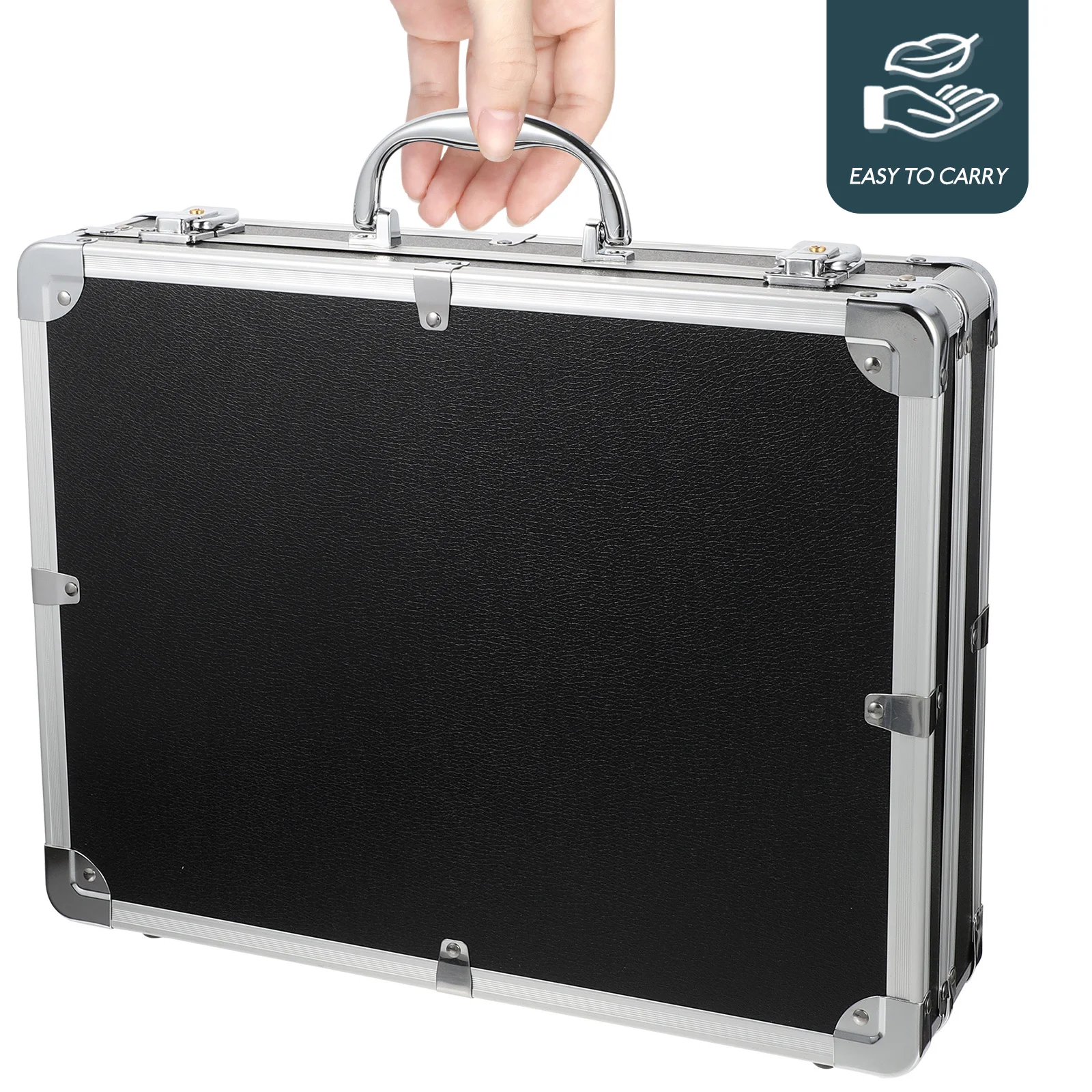 صندوق أدوات دواء من سبائك الألومنيوم، حقيبة متينة ومحمولة ومتعددة الأغراض، مجموعة أدوات سفر كبيرة للمساعدة