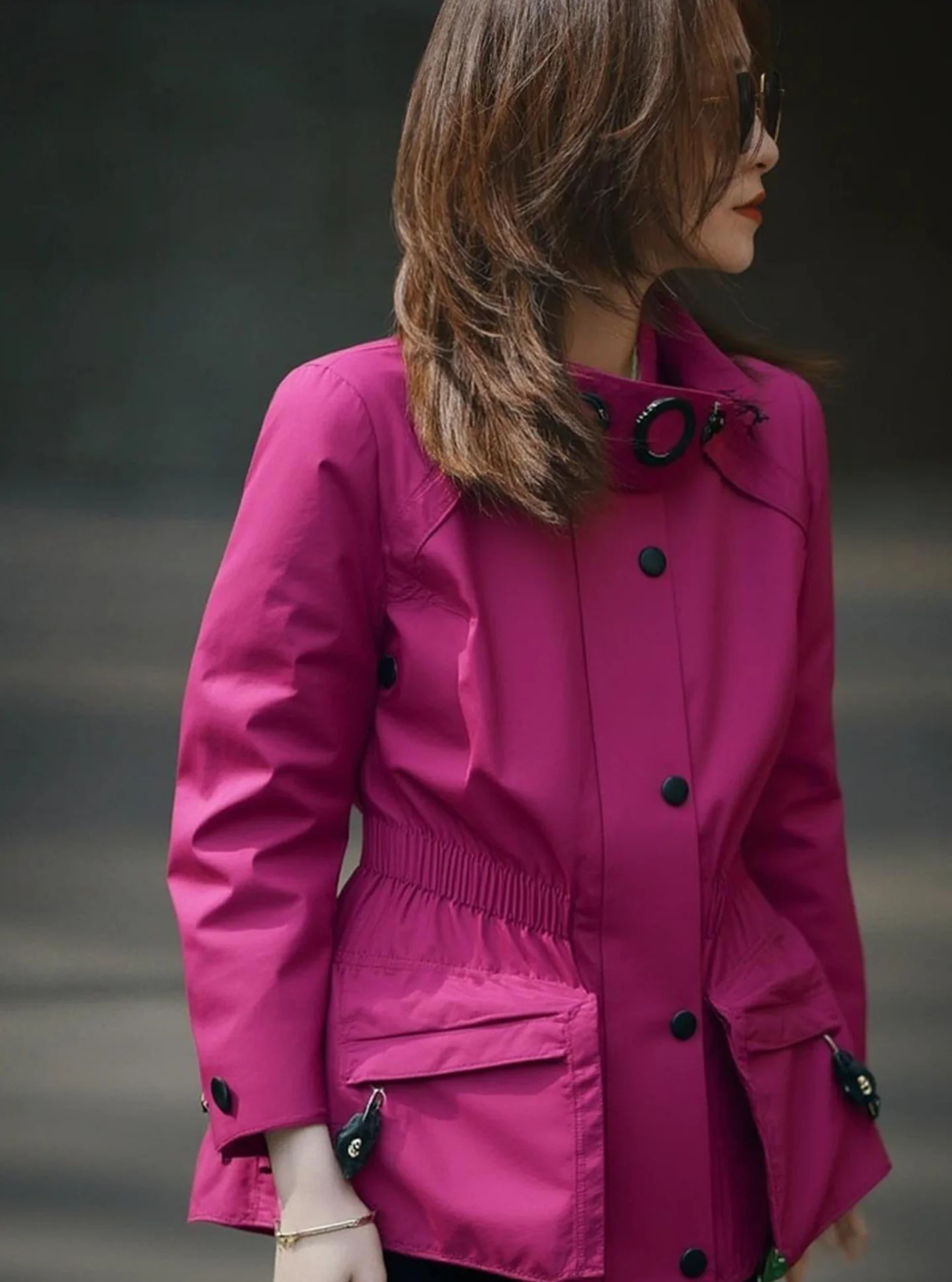 

Коврик Розовый Jaet Женская мягкая ленивая уникальная красивая ветровка весна 202, верхняя одежда с подставкой, пальто