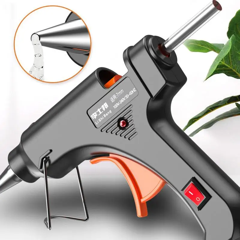 Imagem -05 - Pistolas de Cola Quente com Cola Transparente Pistola Elétrica Temperatura do Calor Conjunto de Ferramentas de Reparo Ferramenta Elétrica 70w 90w 150w