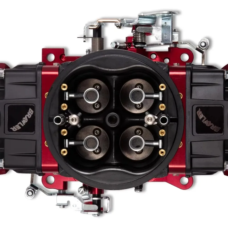 850 CFM Carburetor Carb Red Black Double Pumper BR-67332 CUSTOM
