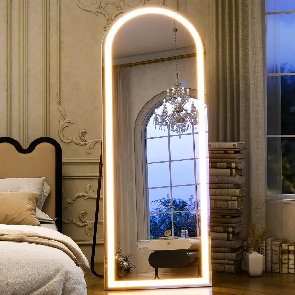 Arched LED full body mirror 64 