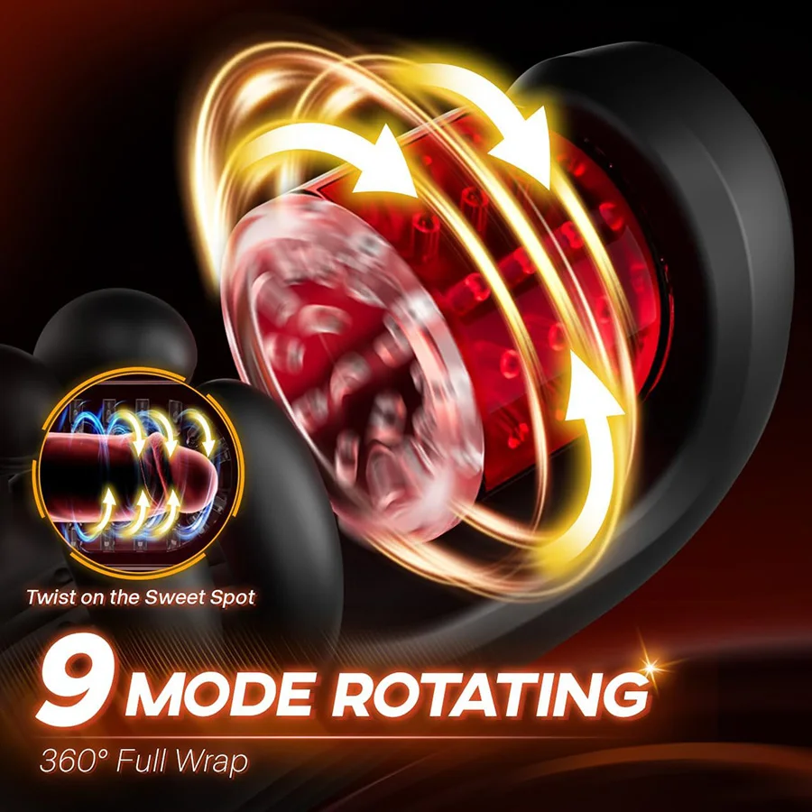 9 أوضاع دوارة للعض آلة الجنس اللسان الضارب للتدريب تحفيز زيادة التحمل ألعاب الجنس الكبار لمتعة الرجال #2