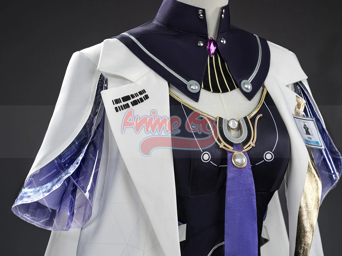 Immagine 5: Costume da Cosplay del Gioco Wuthering Waves Mornye, Abito da Donna per Halloween e Natale, Gioco di Ruolo