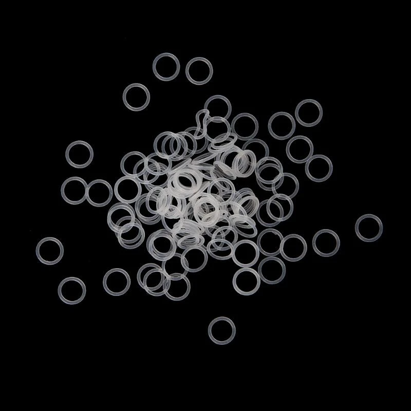 120 Pieces Rubber O-Ring Dampeners O-Ring Plumbing Rubber O-Ring Seal for Cherry MX Switch and Mechanical Keyboard