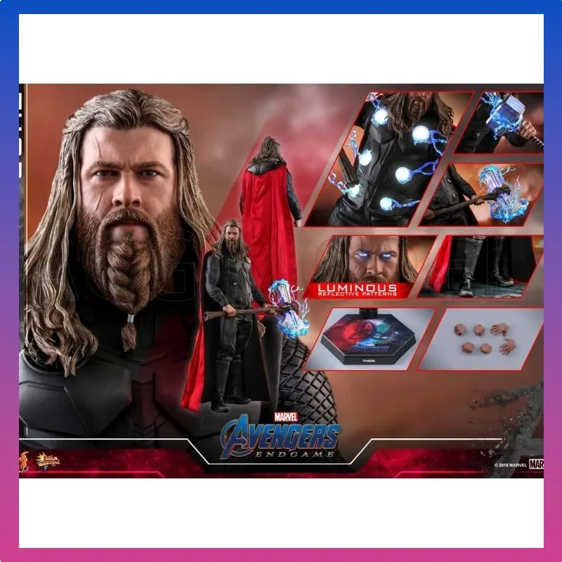 

Оригинальные горячие игрушки Тор Одинсон, фигурка 1/6, Мстители, бесконечная война, часть 2, фигурка Тора HT MMS557, коллекция статуй, модель игрушки