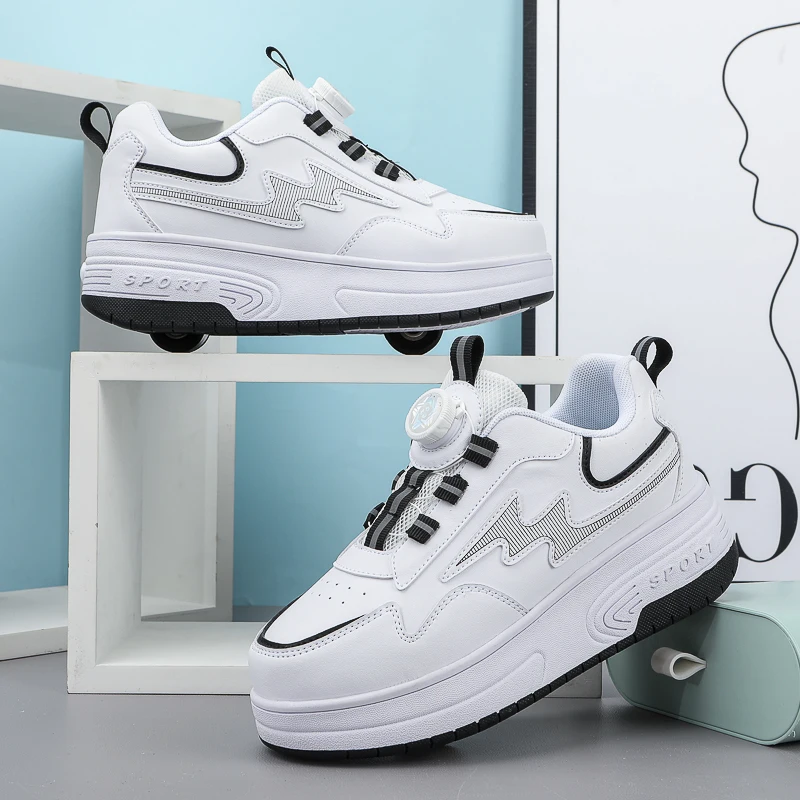 

Новинка 2022 года: зимние каблуки для девочек: износостойкие невидимые спортивные роликовые туфли с 4 колесами и автоматической выдвижкой.