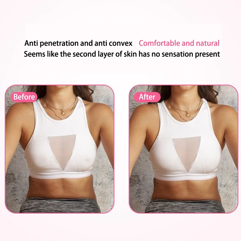 1 paio di nastro di copertura per capezzoli usa e getta lucido personalità Pasties adesivi adesivi non tessuti ventilare senza tracce di reggiseno Pad donna