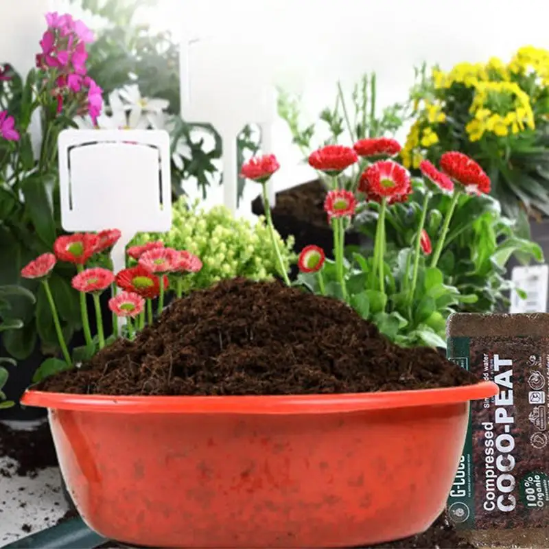 

Coco Coir Brick Organic Compressed Coir Brick With Low EC And PH Balance Natural Gardening Supplies Coconuts Fiber Soil For