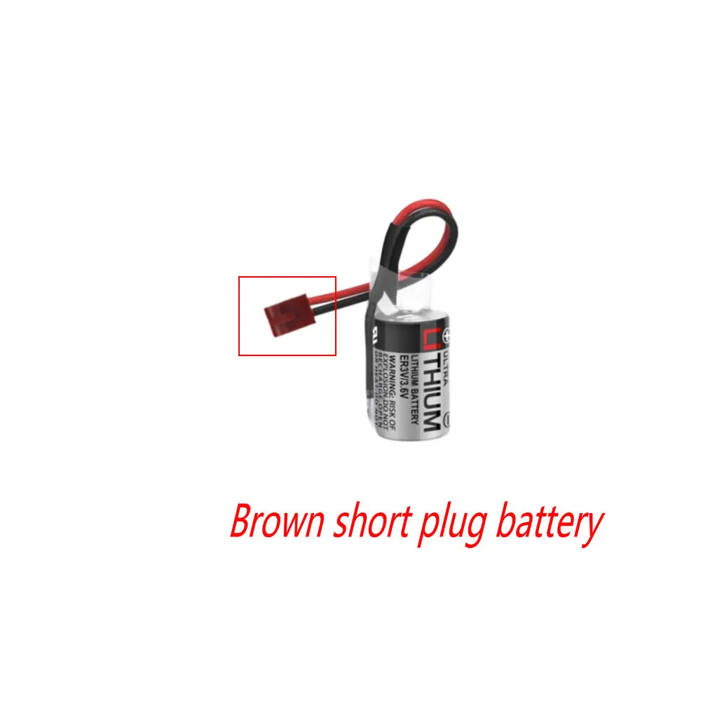 Original CPM2A-BAT01 3.6V CPM2A / CQM1H PLC Lithium Battery Batteries with plugs connectors ER3V JZSP-BAT01