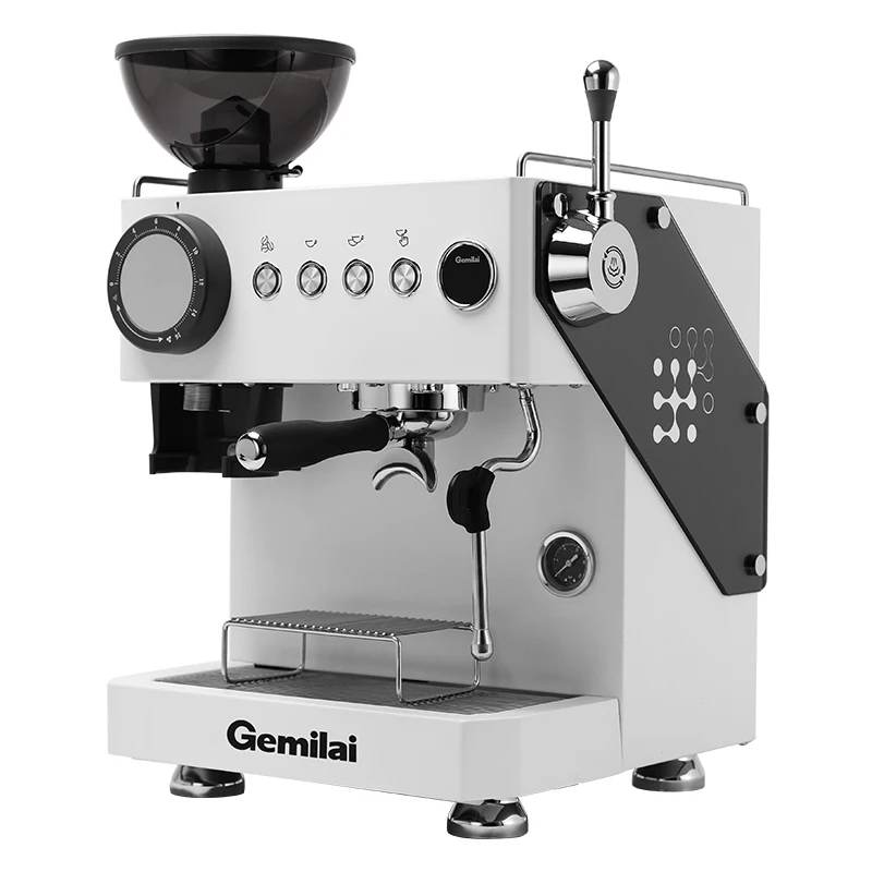 Gemilai CRM8012C manual espresso coffee makers commercial professional bean to cup  machine