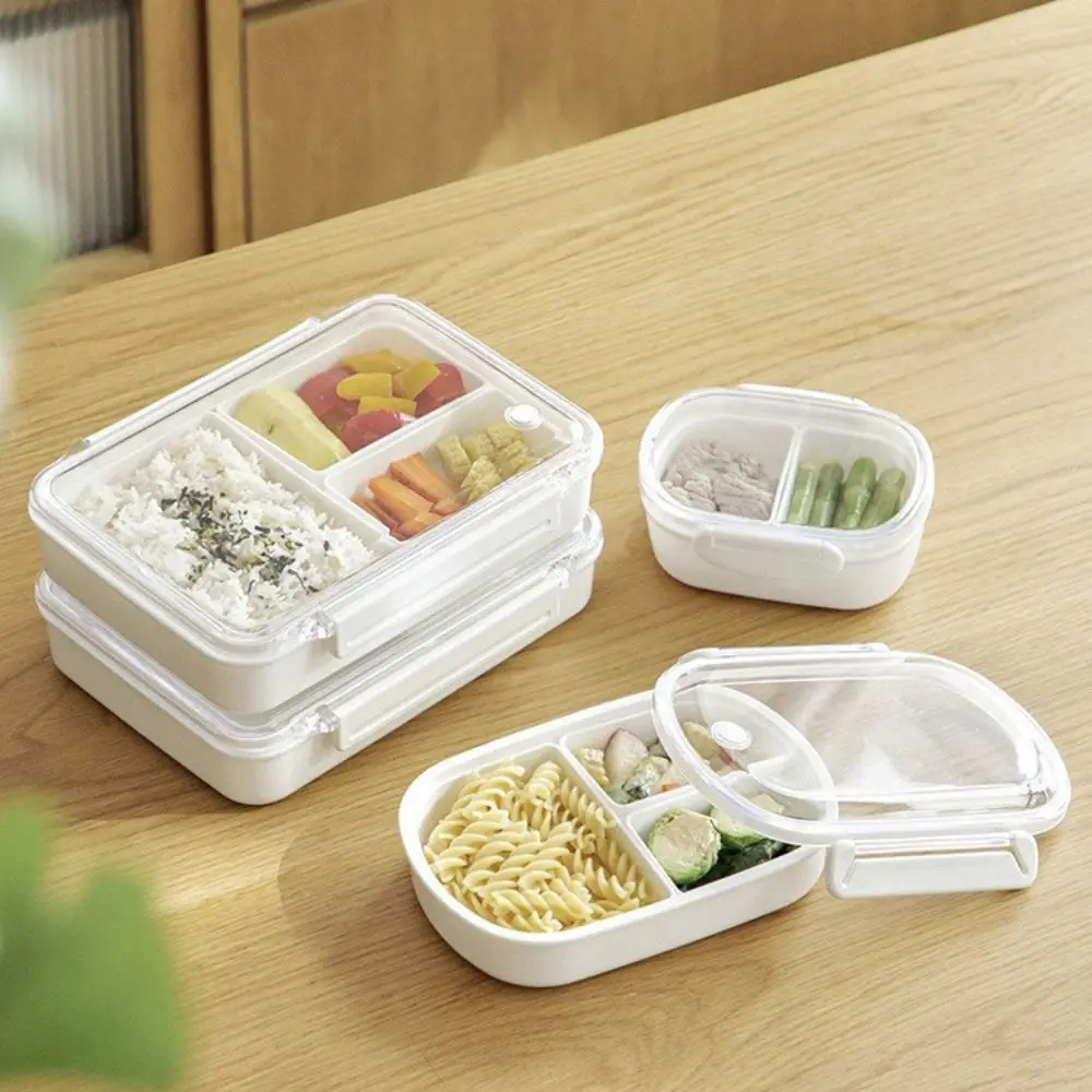 Heat-resistant Lunch Box Refrigeratable Leakproof Fruit Storage Box Divided Compartment Portable Food Storage Box Picnic 4