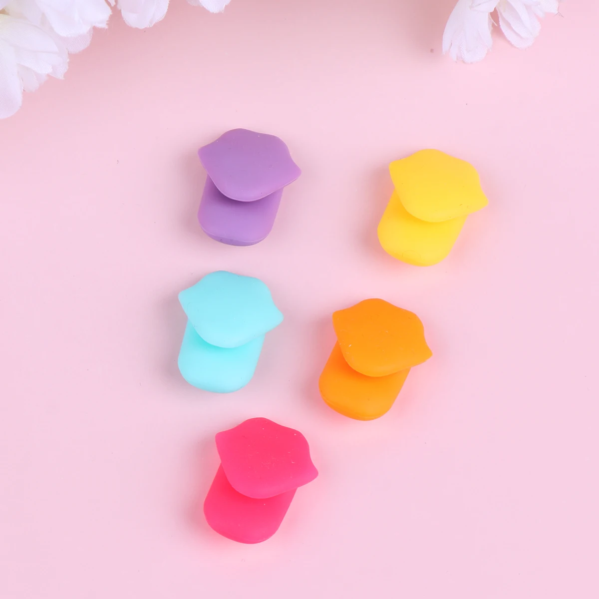 

12 Pcs Marker Glass Identifier Food Silicone Drink Marker Grade Eco Friendly Party Bar Glass Recognizer Tool