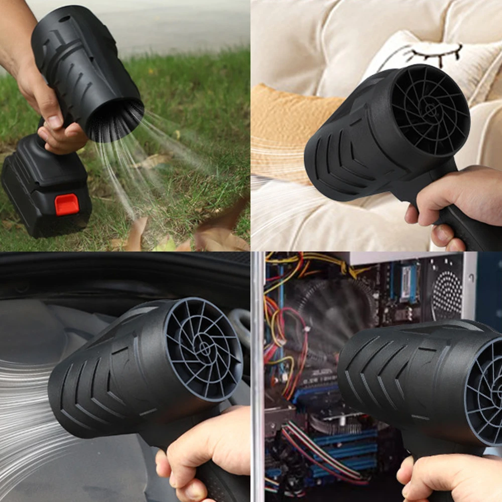 Brushless Electric Turbo Blowers Jet Fan 200M/S Handheld Lithium Ion Turbine Hair Dryer Car Wash Dust Removal Violent Car Dryer