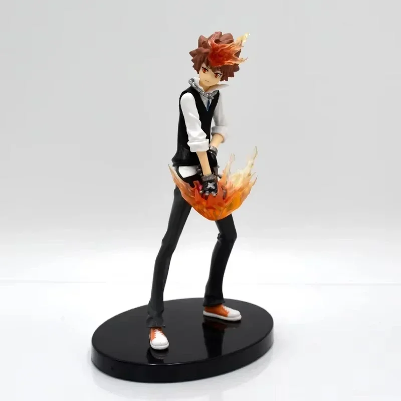 19cm Katekyo Hitman Reborn Figure Sawada Tsunayoshi Action Figure Japanese Anime Model PVC Ornaments Children's Toys Gifts Dolls