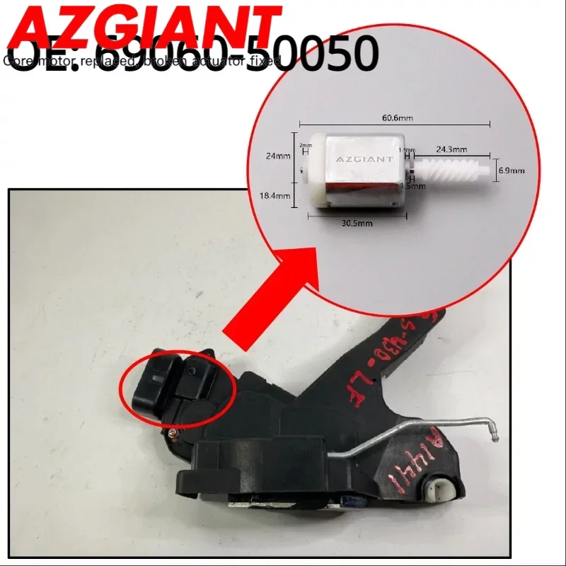 69060-50050 Car Parts for Lexus LS430 Left Drive Side Door Lock Latch Actuator Power Internal DC Motor 12V