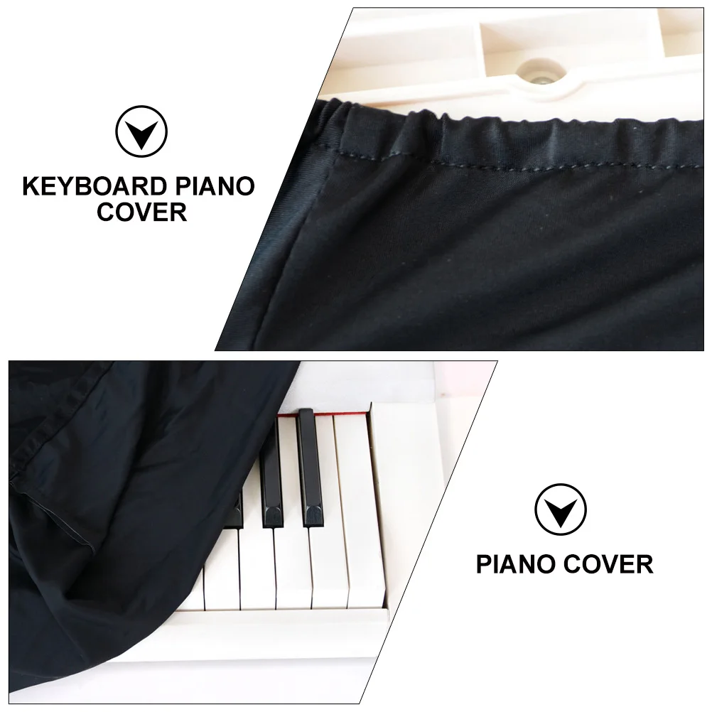 

88 Key Piano Electric Cover Keyboard Dust Electronic Protective Case Instrument Protection Black Universal
