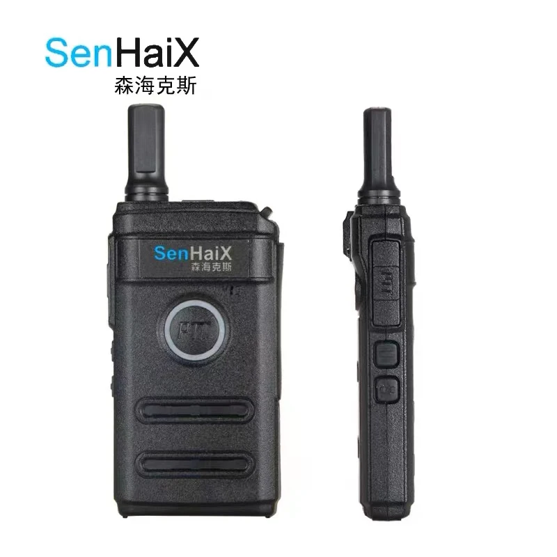 SenhaiX 1420 Mini Walkie Talkie Dual PTT Walkie-talkies 2 pcs 1420 Communication Equipment Portable Two-way Radio Cafe Hotel