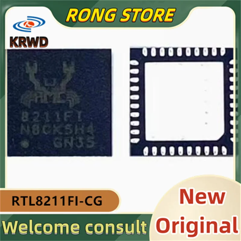 

10pcs 8211FI New Original RTL8211FI-CG RTL8211FI QFN-40