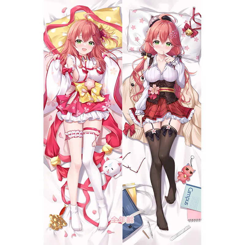 

Аниме виртуальный Youtuber Sakura Miko сексуальная дакимакура шарнирная наволочка для тела наволочка подушка постельные принадлежности подарки