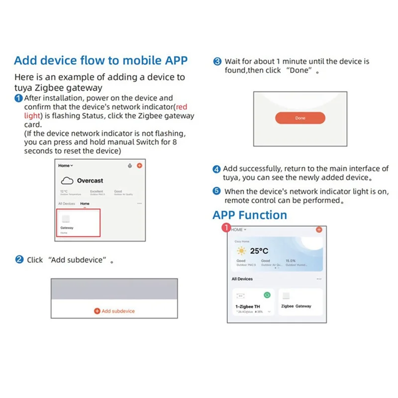 

For Tuya Zigbee Smart Switch With Temperature Humidity Sensor 16A 3000W Thermostat For Alexa Google Home Yandex Alice-A57X