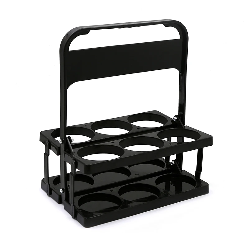 Herbruikbaar 6 Pack Bierfles Drager Drink Caddy Houder Duurzame Opvouwbare Bar Likeur Wijn Bier Rek Mand Cup Organizer