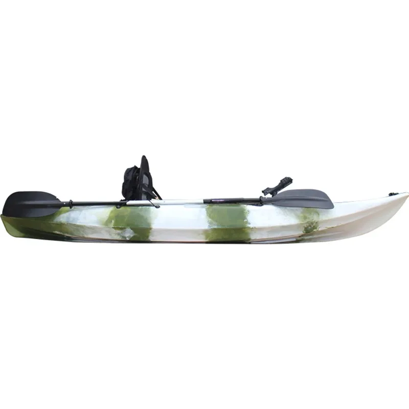 زورق سميك قابل للنفخ لشخصين - كاياك على الطراز العائم، متين للبحيرات والأنهار، سهل النفخ