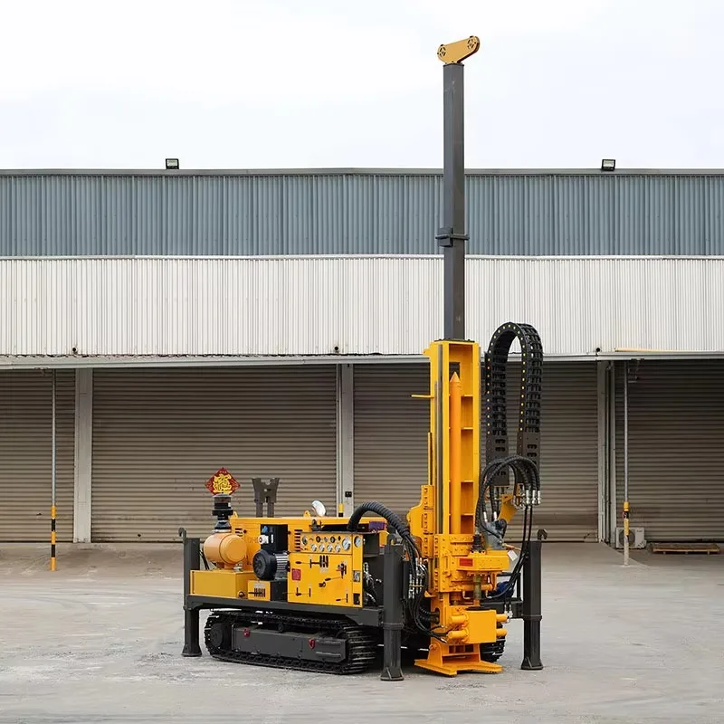 High-quality Tracked 300m/500m Water Well Drilling Rig Suitable for Deep Well Drilling