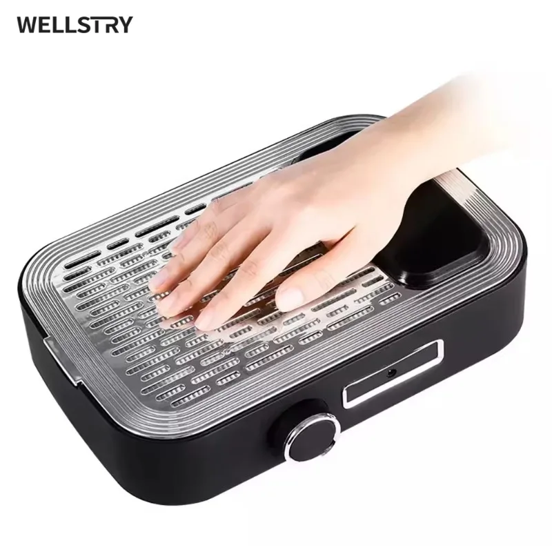 

Powerful Nail Dust Extractor Vacuum Cleaner Suction Fan Manicure Tool 80W Nail Dust Collector