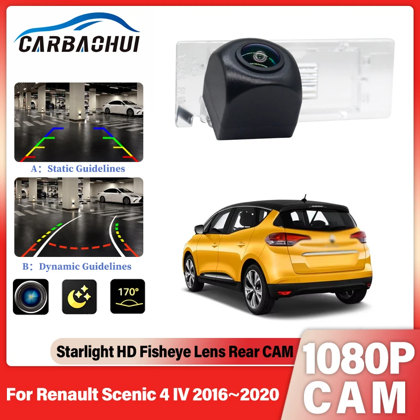 

Камера заднего вида для Renault Scenic 4 IV 2016 2017 2018 2019 CCD Full HD