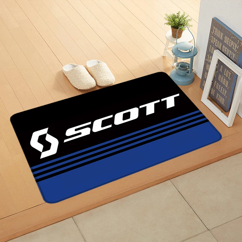 Bike Foot Rug Welcome Floor Mat for Entryway ScottS Bathroom Hallway Carpet Kitchen Water Absorbed Rugs Fluffy Home Decoration