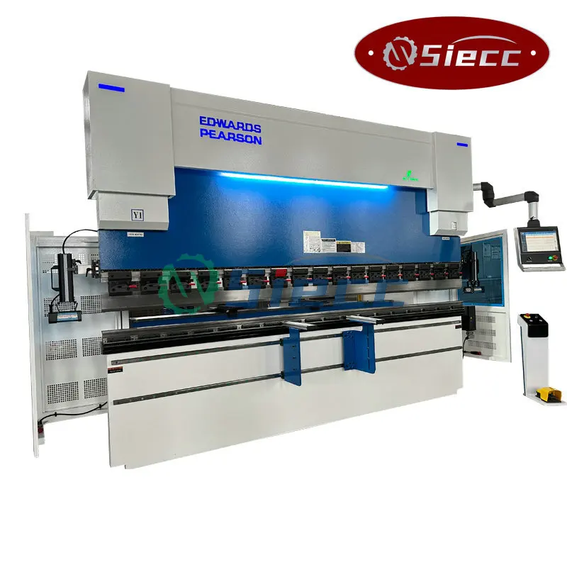 SIECCTECH Hot Sale CNC Bending Hines Hydraulic 80 100 125 Ton Sheet Metal Folding Press Brake Hine