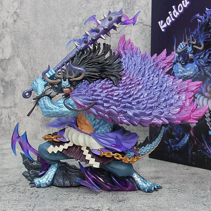 

Anime Kaido The King of the Beasts Human-Beast Form Ver. GK PVC Action Figure Statue Collectible Model Kids Toys Doll