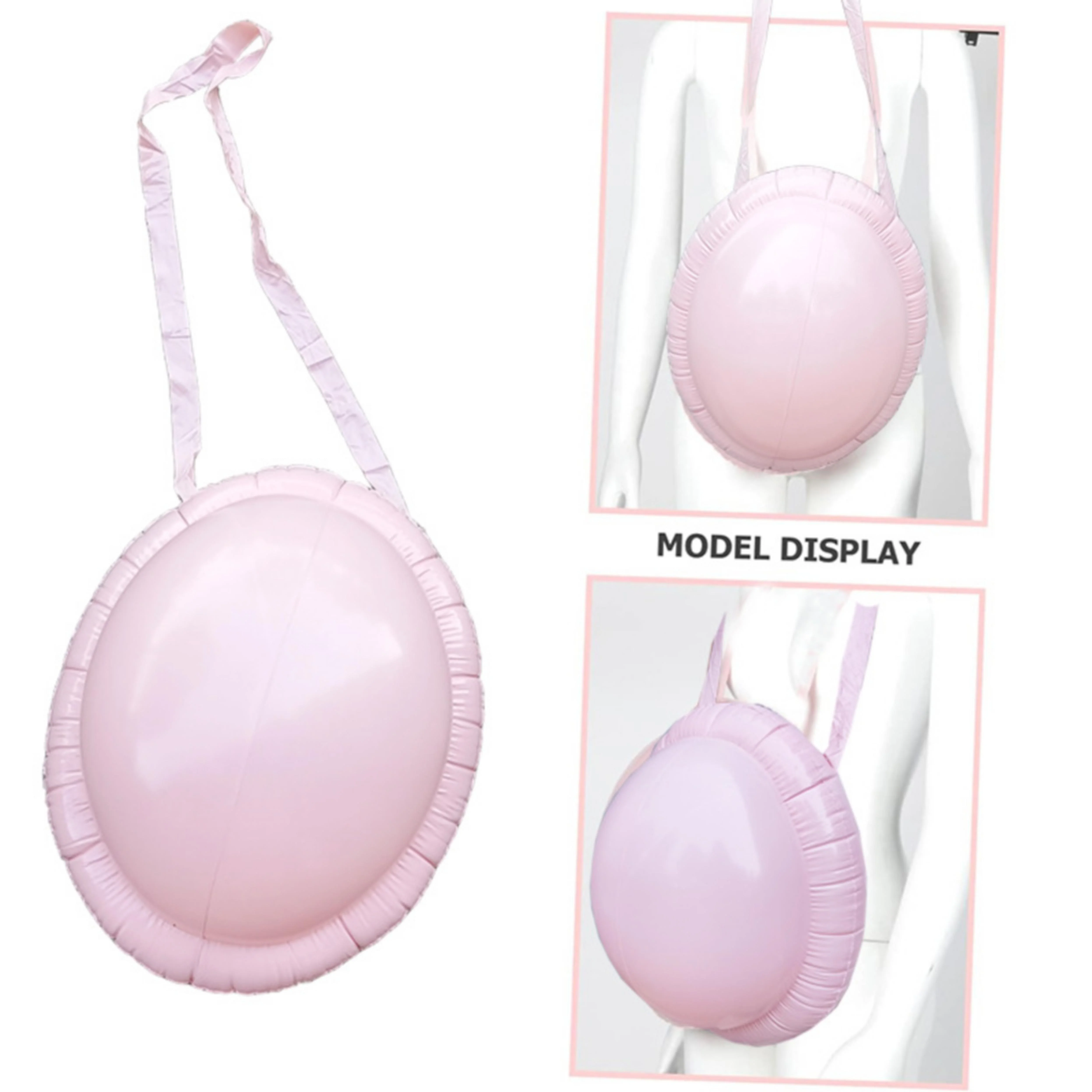 풍선 산타 클로스 배꼽 PVC 크리스마스 소품 재미 있은 크리스마스 똥 역할 놀이 무대 놀이 의상 소품