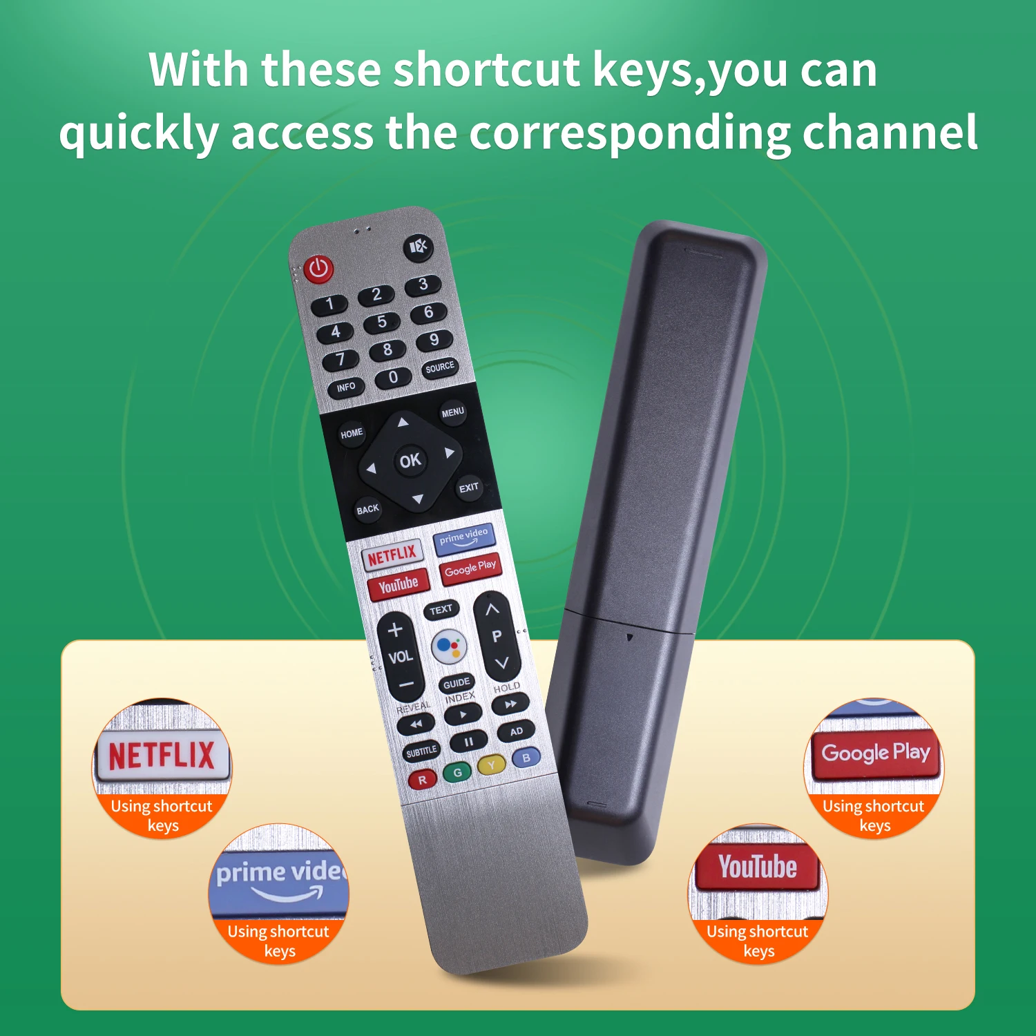 New Replacement Remote Suitable for Skyworth Smart LED Remote Control 43U20 for Smart TV