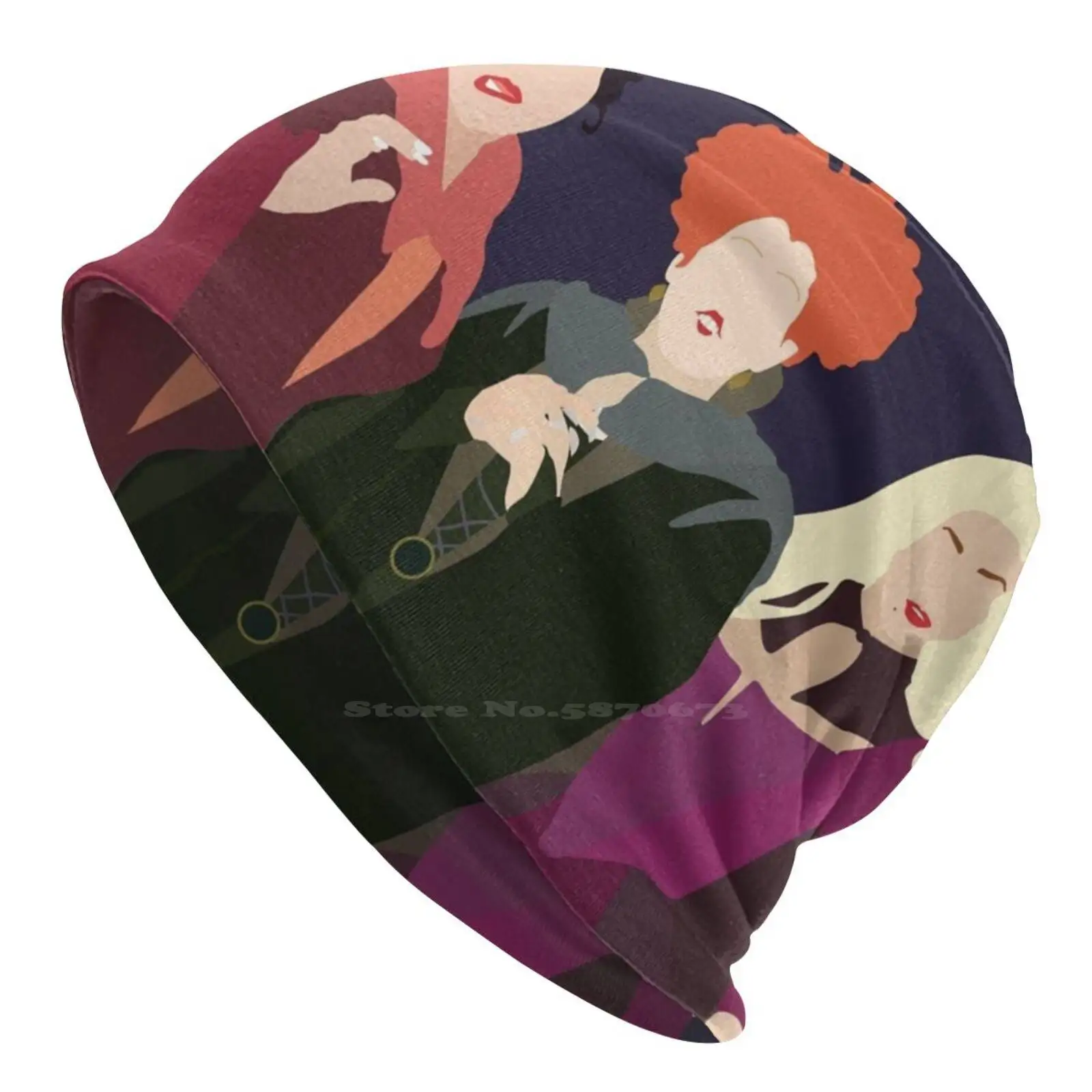 Knitted Hat Warm Beanie Outdoor Caps Winifred I Put A Spell On You Halloween Witch Movie Minimalist Mary Sanderson Sarah