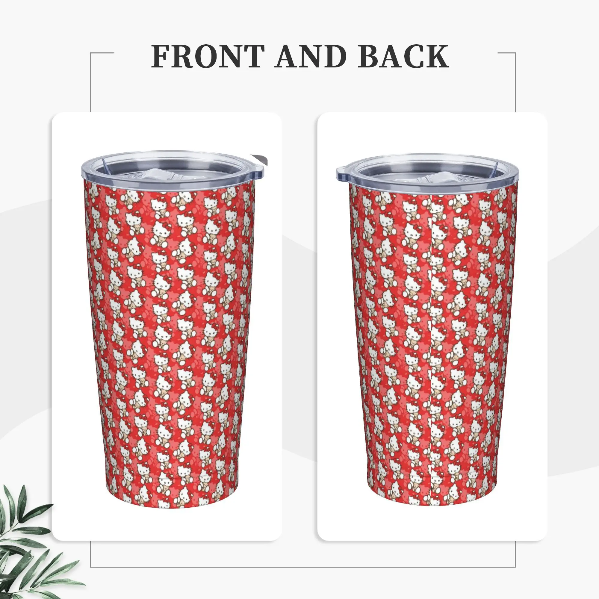

Hello Kitty Collection Stainless Steel Tumbler Camping Mugs Cup Large Thermal Mug Heat Preservation Hot Drinks Tea Water Bottle