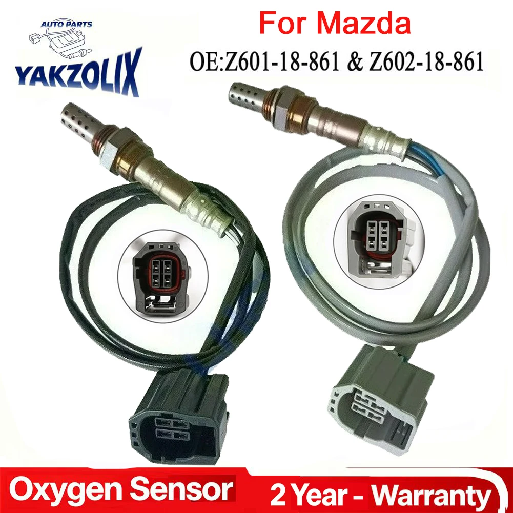 

2pcs Oxygen O2 Sensor Upstream Downstream For Mazda 3 BK 1.4L 1.6L 2003 - 2015 Z60118861 Z60218861 Car Replace Parts Accessories