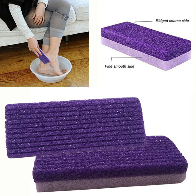 3x Pumice Sponge Stone Exfoliate Foot Hard Dead Skin Pedicure Remover Scrubber