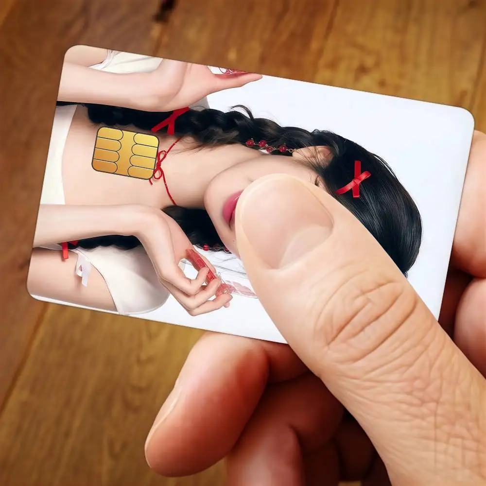 Singer Jang Won-young Credit Card Stickers For Bank Card Bus Metro Cards Waterproof Anti-Scratch Gift 4PCS