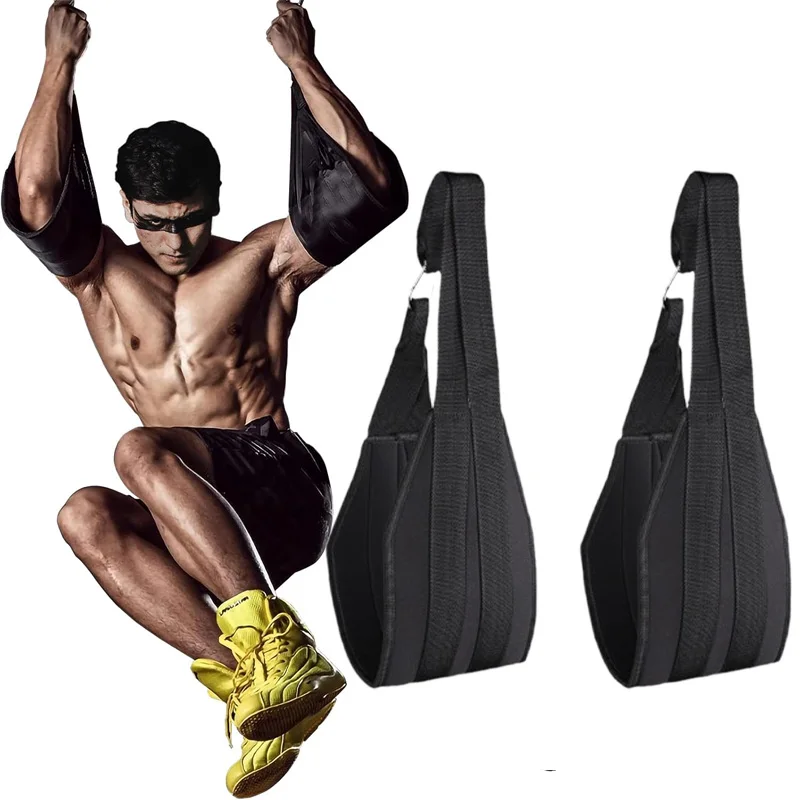 Platzsparende freitragende Klimmzugstange – hängende Beinverhöhung aus Nylon mit reißfestem Gürtel für Männer und Frauen im Heim-Fitnessstudio