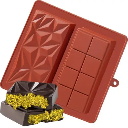 

1pc Chocolate Mold Rectangular Silicone Mold Food Grade Silicone DIY Hand Sandwich Homemade Tool Baking Supplies Candy Making