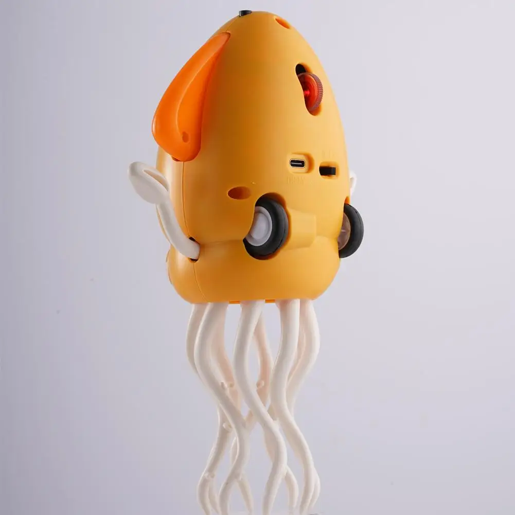 Brinquedo de polvo de dança mágica, detecção automática de obstáculos, prevenção com iluminação e música, educação infantil, brinquedos para animais de estimação, presente de natal