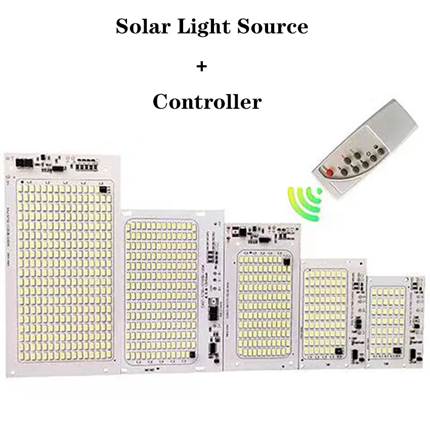 

3.2-3.7V Solar Light Source Board Spotlights with Remote controller Assembly Accessories Connecting 5.5-7.5V Photovoltaic Panel