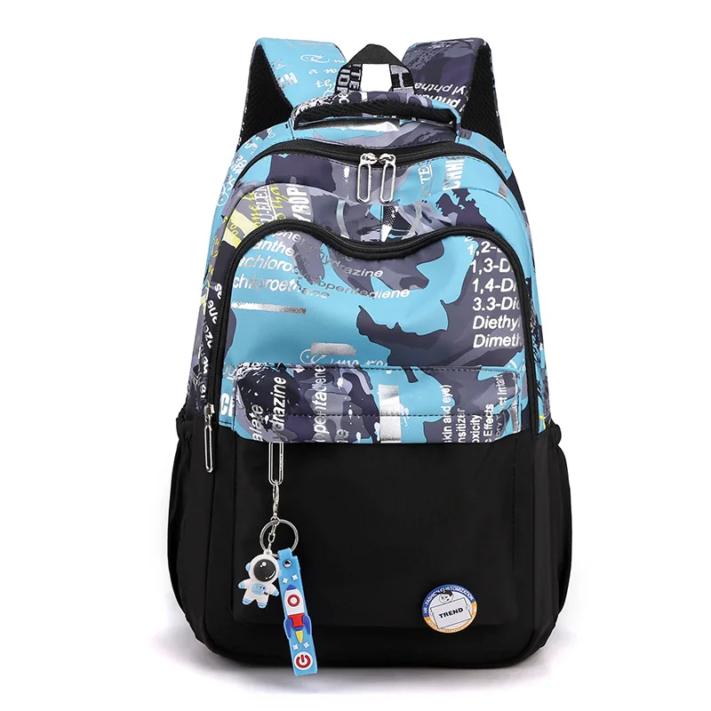 Mochila grande impermeável para adolescentes, Meninos Bagpack, Sacos de estudante do ensino médio, Kids Large Back Pack