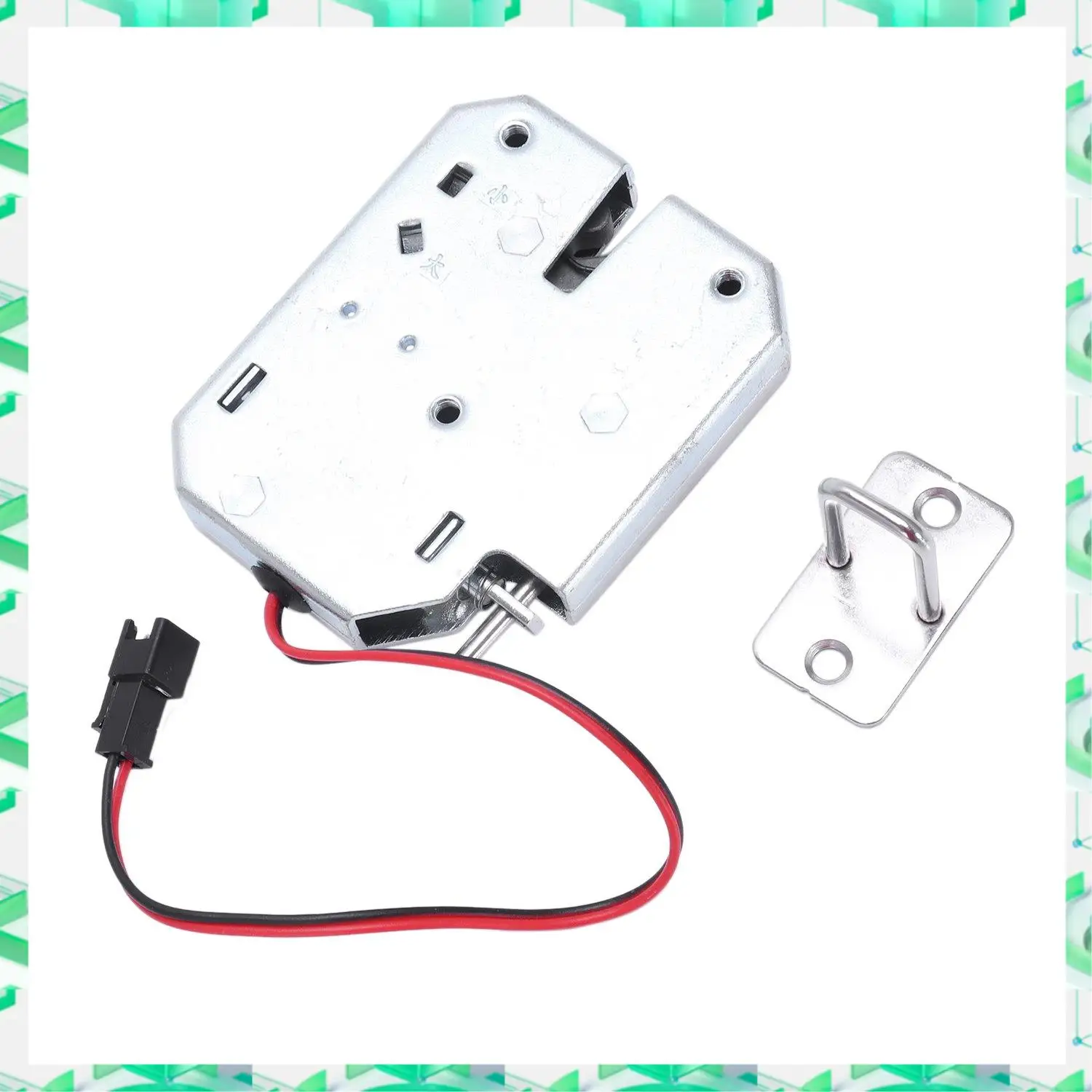 

3C Electron Electric Control Lock DC 12V 2A Electromagnetic Door Lock Cabinet Drawer Lockers Lock Latch Carbon Steel Silver Padl