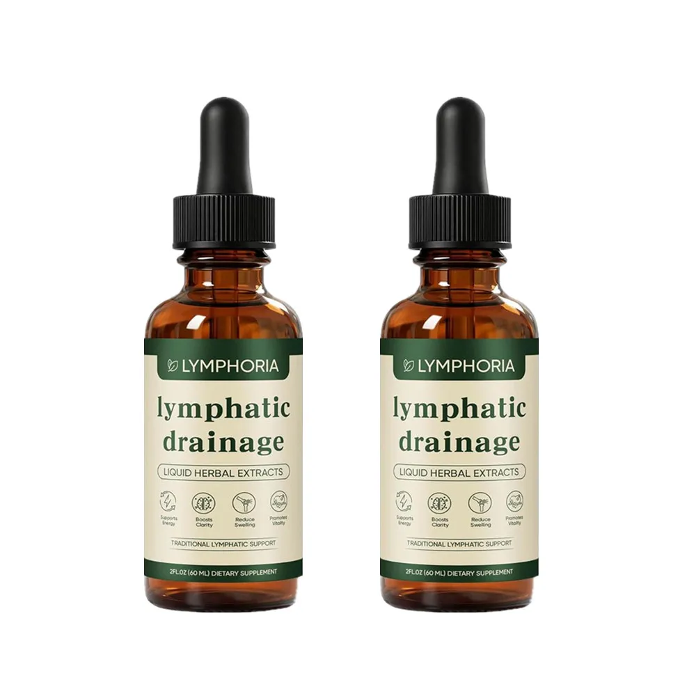 Lymphatic Drainage Liquid Drops - Immune & Lymph System Support Supplement Natural Herbal Blends Promotes Lymph Circulation & Re image 3
