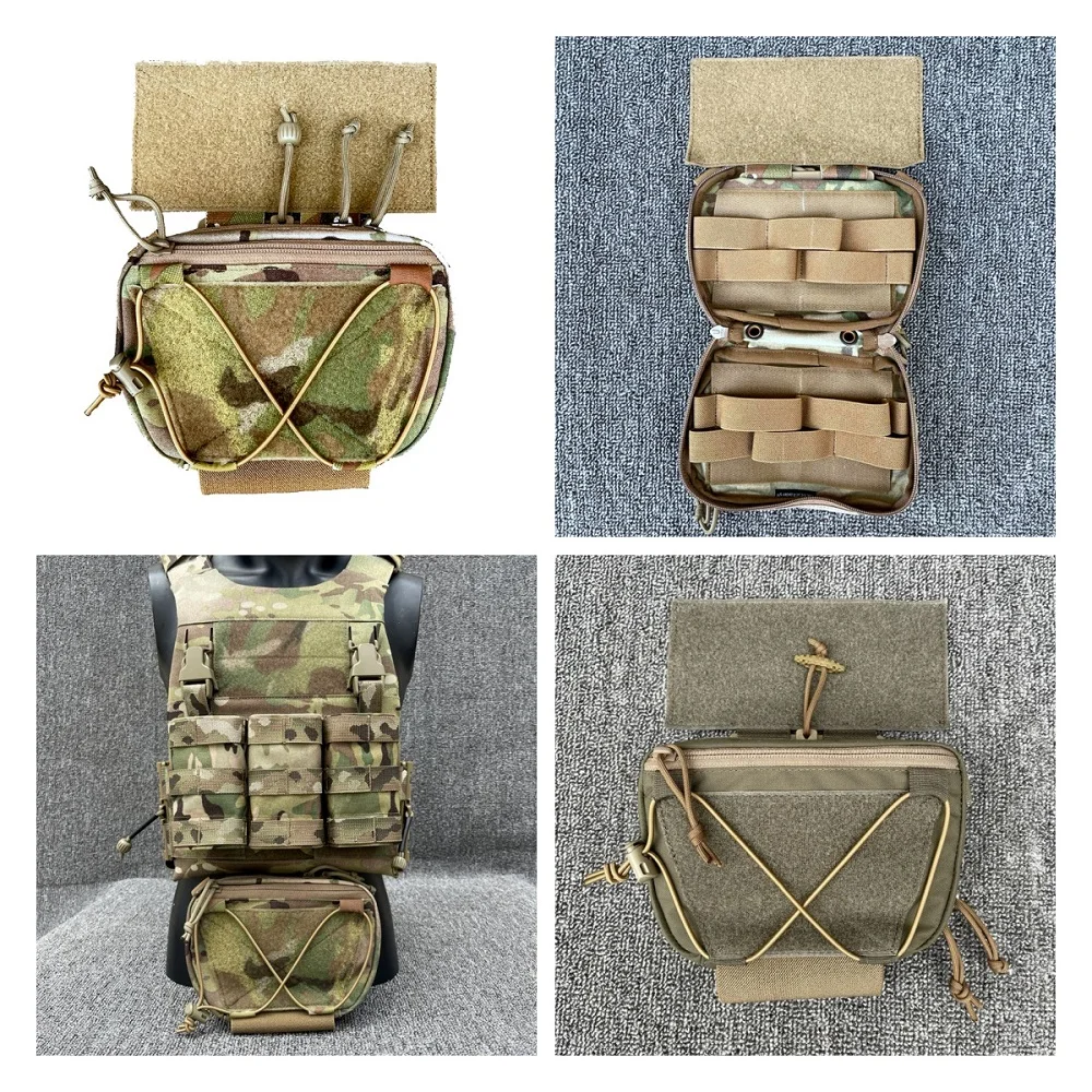 Tactical Vest RAID POUCH V2 Lower Hanging Abdominal Bag Miscellaneous Bag Expansion Medical Bag MC  Fabric